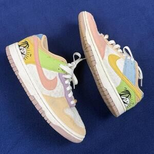 Women Size 8.5 - Nike Dunk Low SE ‘Sun Club’ Skateboard Color Bamboo DQ0265-100